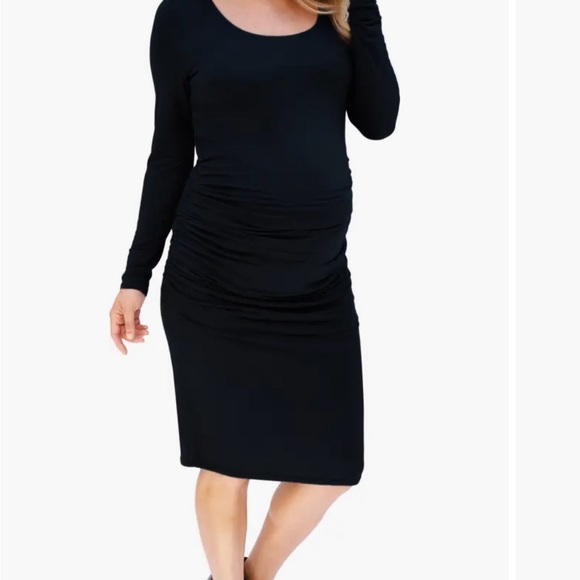 Isabel by Ingrid +Isabel black 3/4 sleeve dress - Picture 3 of 4